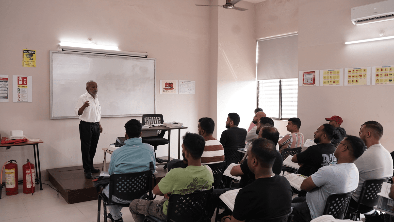 STCW refresher classroom
