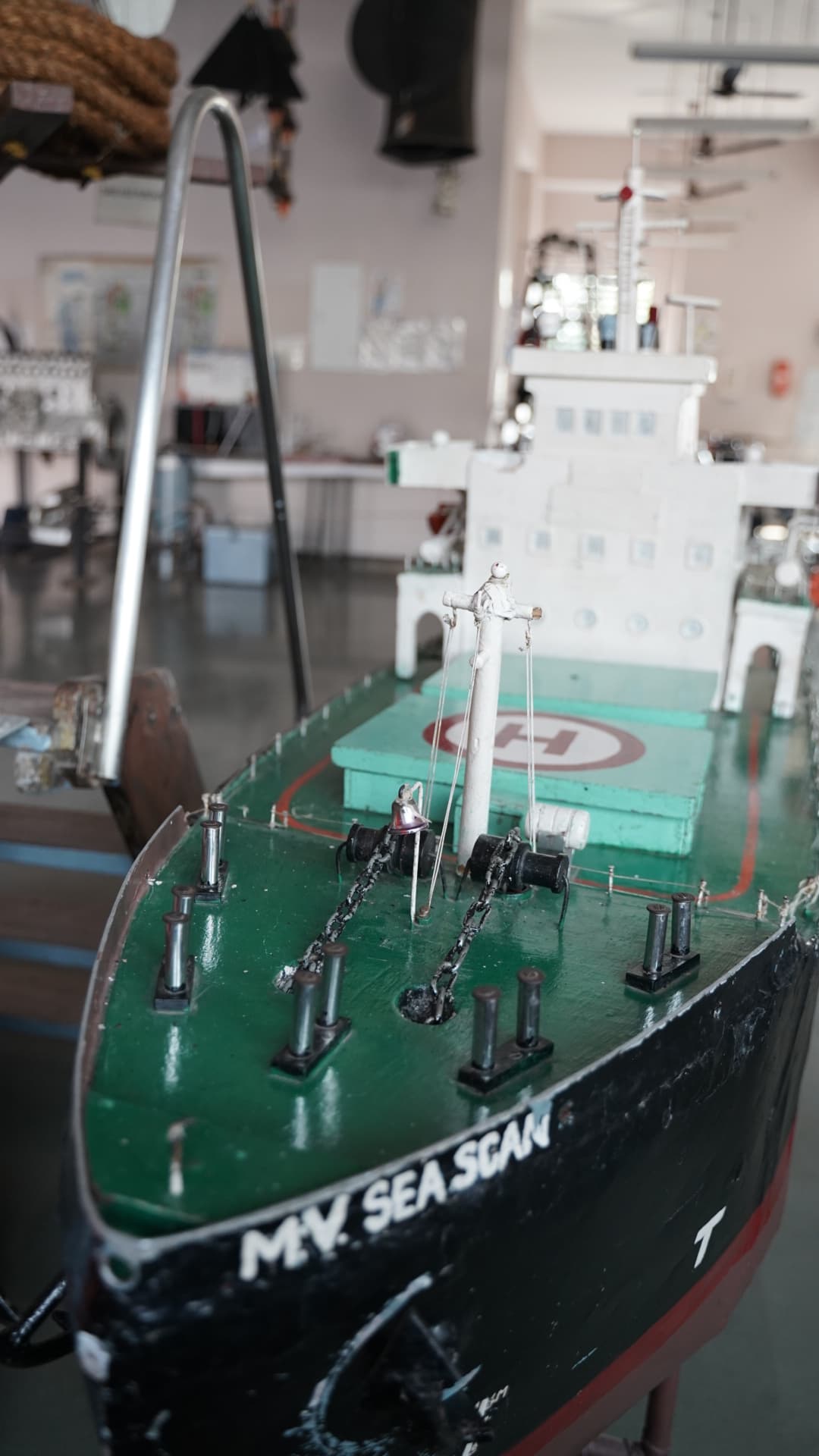 Workshop ship model for training